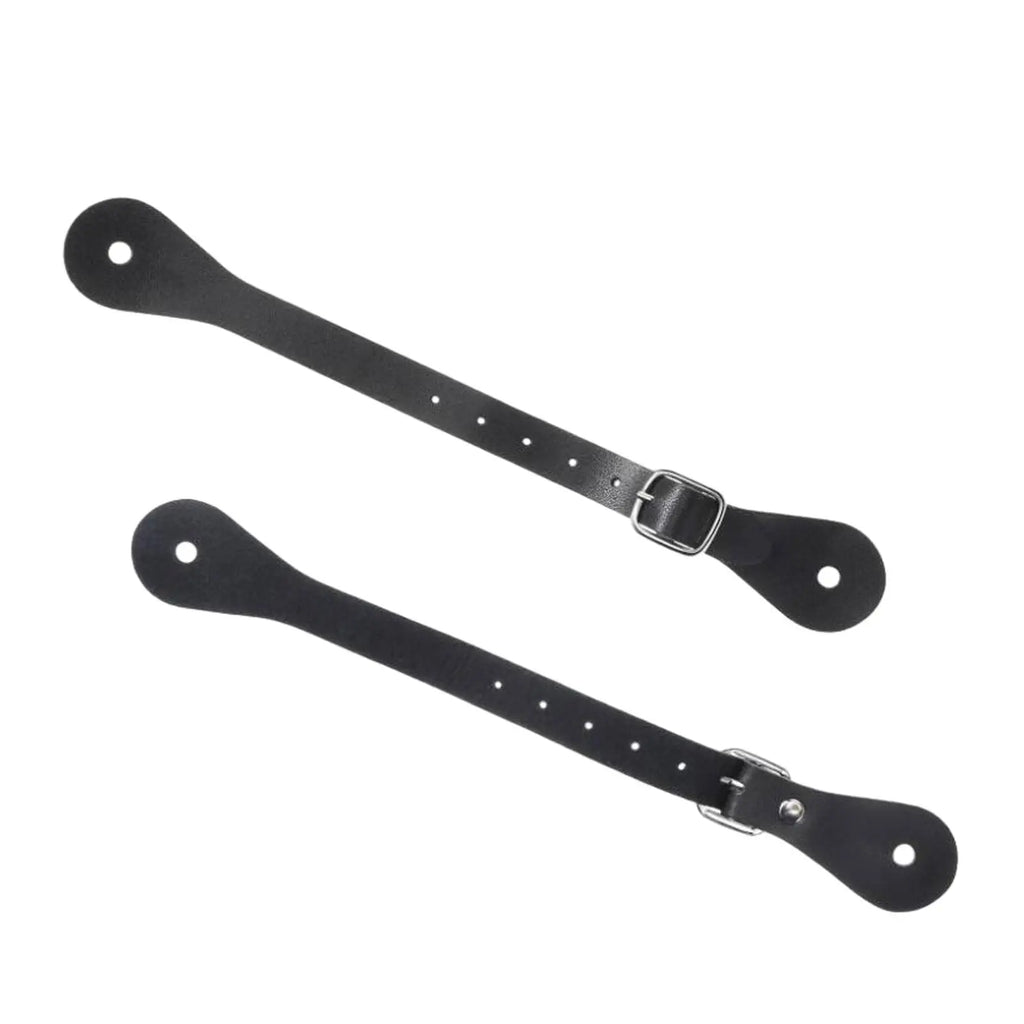 2 Pack Durable Equestrian Adjustable British Boot Straps Premium Women Men Spur Straps for Horse Riding Accessories