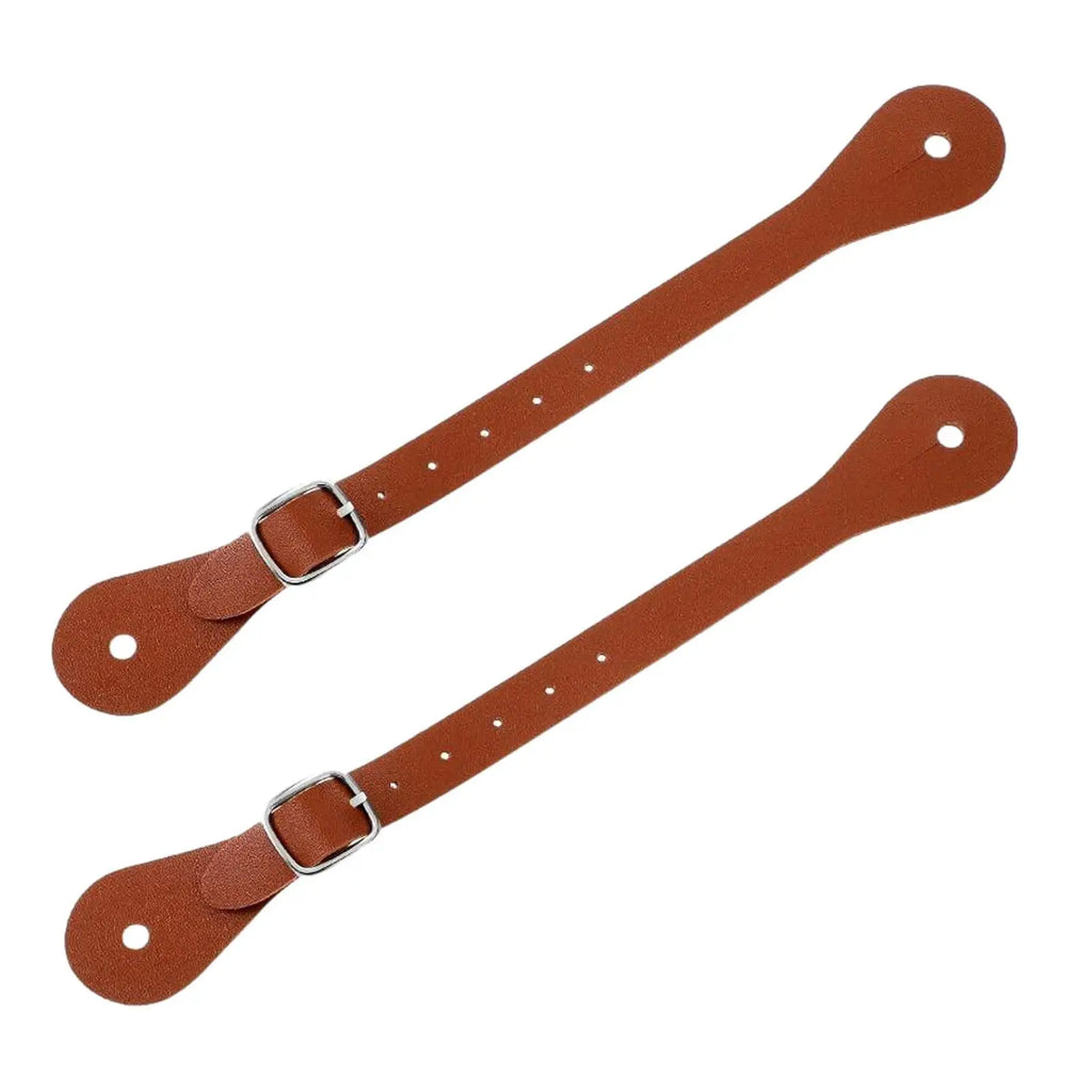 2 Pack Durable Equestrian Adjustable British Boot Straps Premium Women Men Spur Straps for Horse Riding Accessories