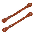 2 Pack Durable Equestrian Adjustable British Boot Straps Premium Women Men Spur Straps for Horse Riding Accessories