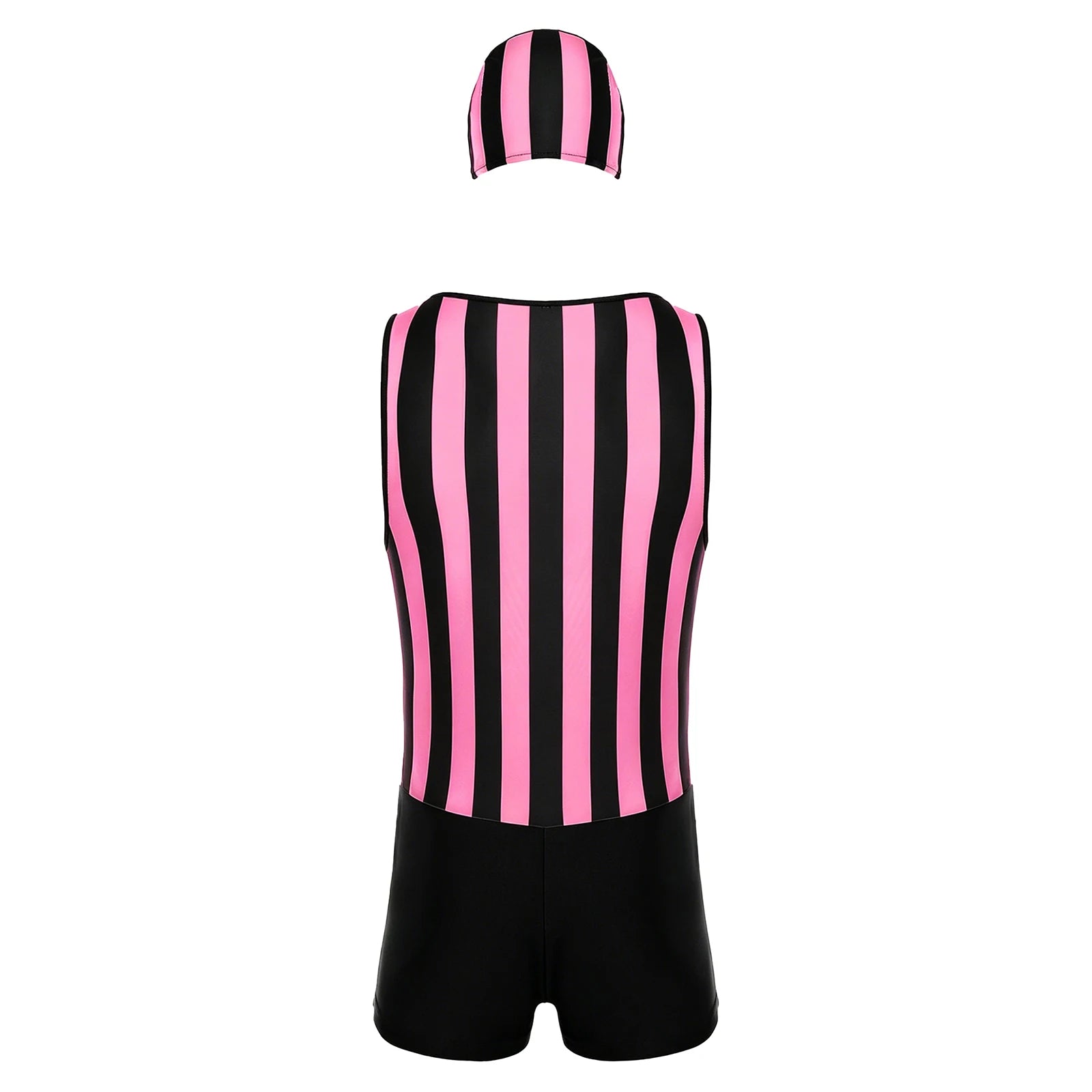 Mens Water Sports Surfing Fitness Short Striped Jumpsuit Wrestling Singlet Slim Fit Thongs Boxer Shorts Bodybuilding Shapewear