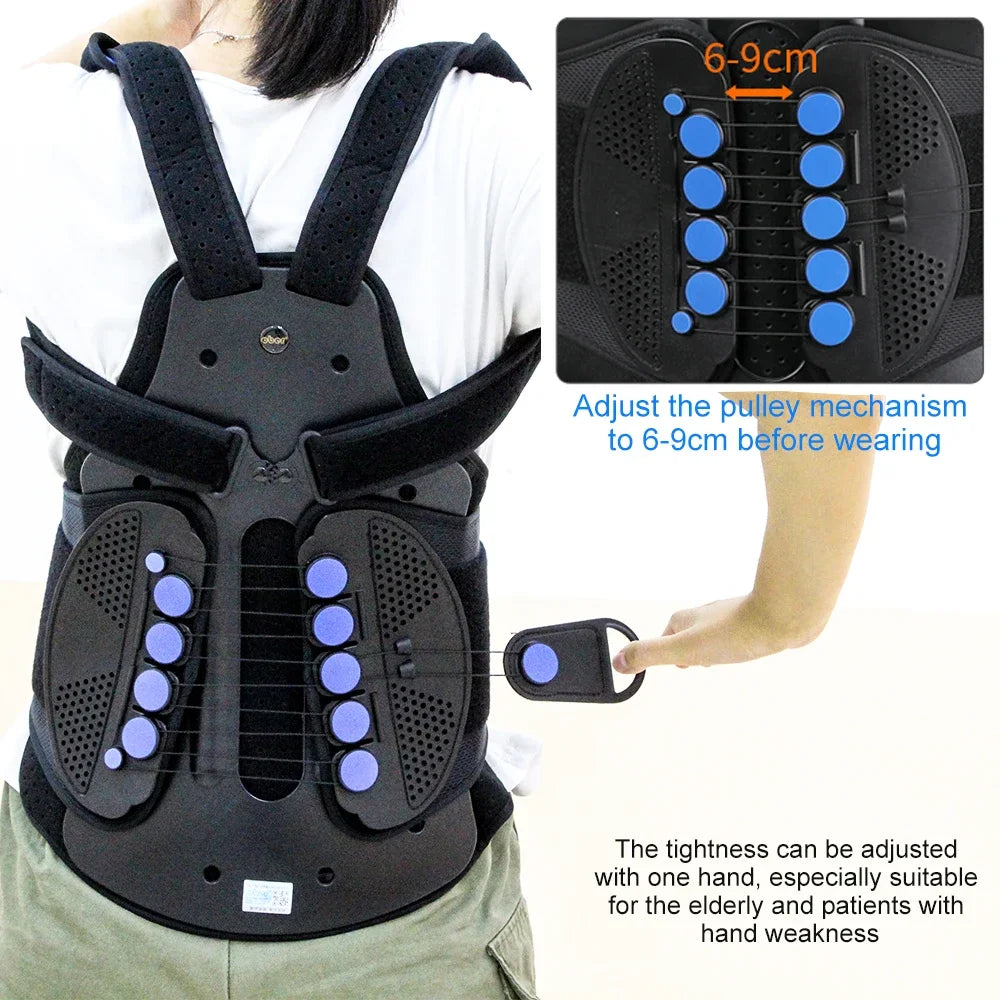Tcare 1 PCS Pulley Adult Kyphosis Correction Belt Student Male and Female Body Shaping Underwear Curvature Correction Men Women
