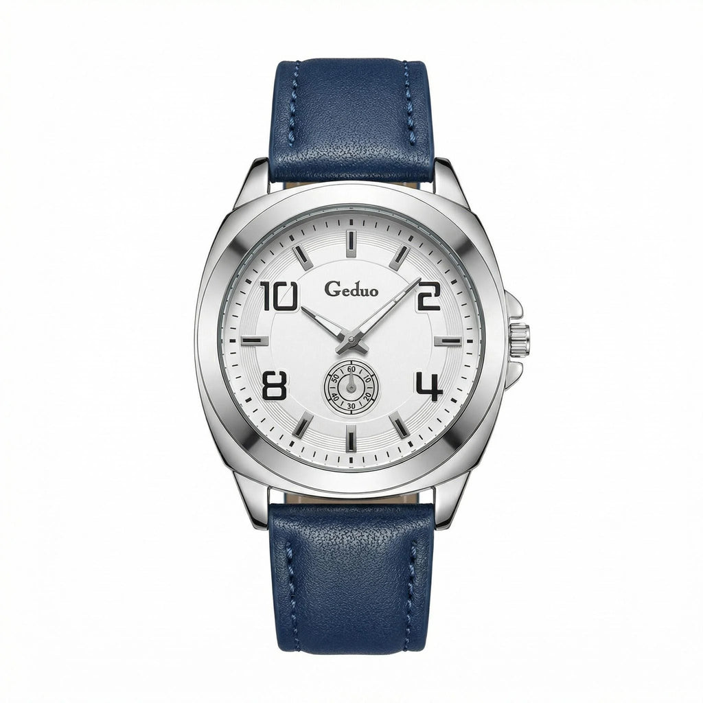 Men's Casual Quartz Watch 2026 New Arrival Fashionable Leather Strap High Quality Wristwatch for Men