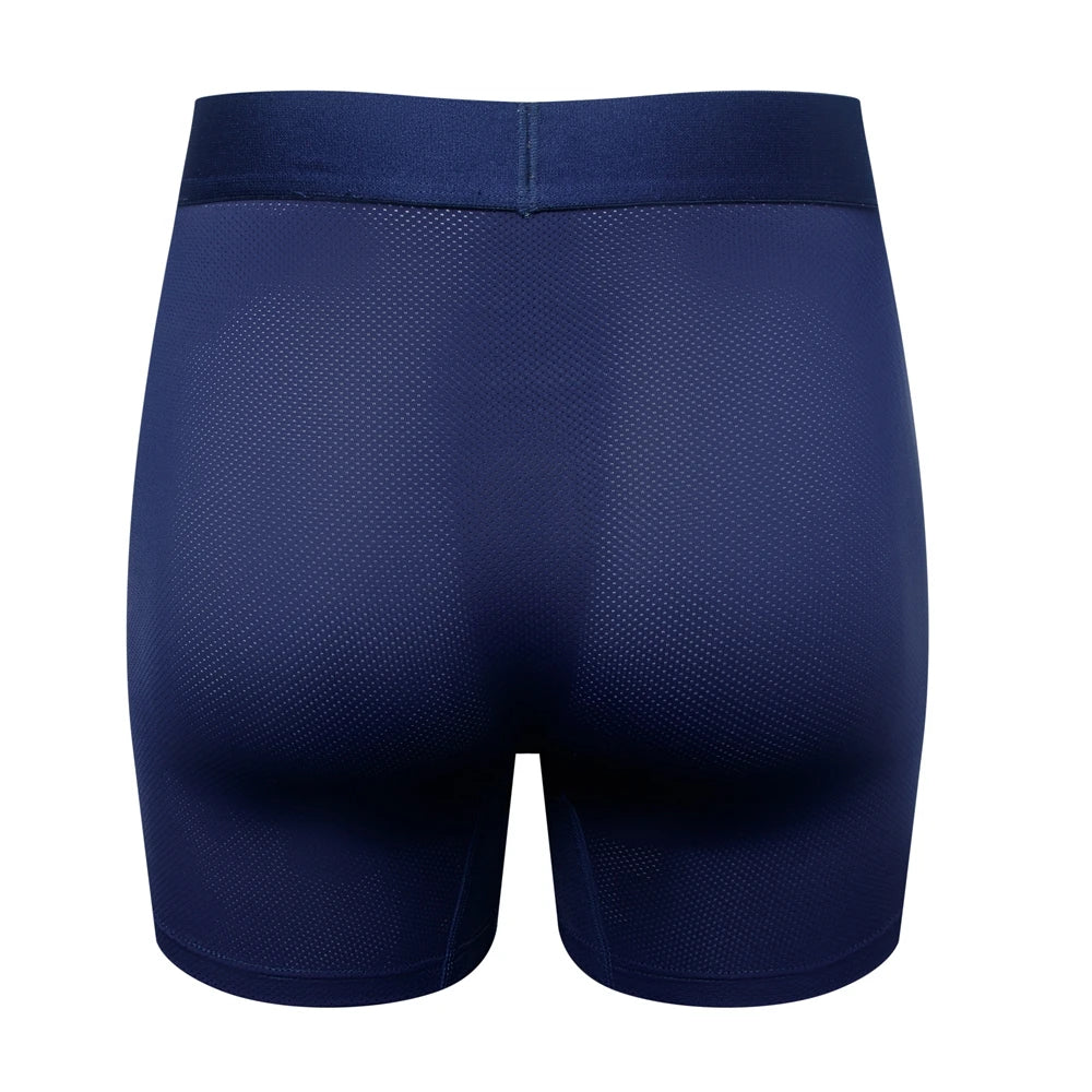 Sexy Men Underwear Men's Boxer 3D Hammock-shaped Pouch Designed Breathable Mesh Panels Men Boxershorts Trunk Male Underpants