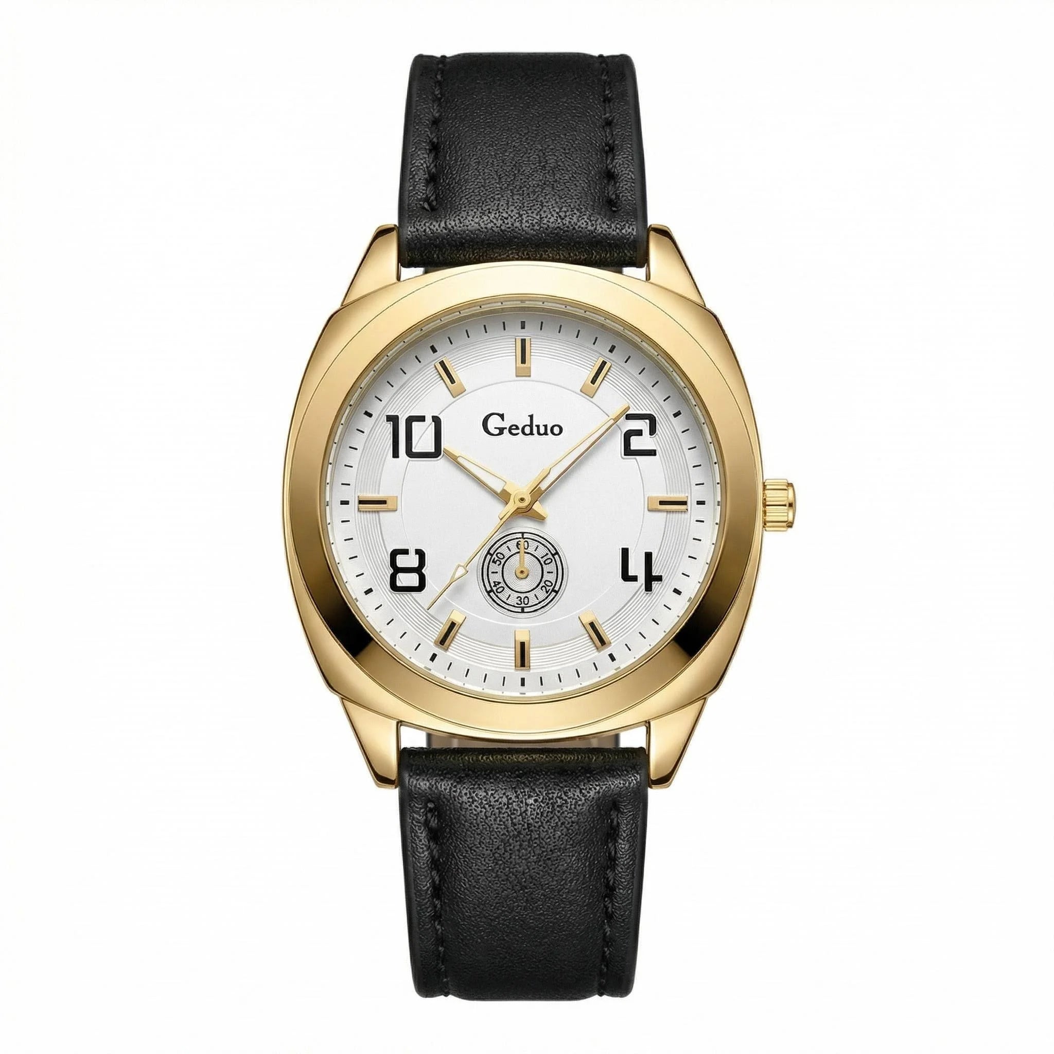 Men's Casual Quartz Watch 2026 New Arrival Fashionable Leather Strap High Quality Wristwatch for Men