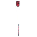 45cm Premium PU Leather Equestrian Riding Crop with Red Cloth Cover
