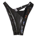 Men Latex Amino Dazzling Edge Breifs Underwear For Man Hollow Mens Lingеrie Tight Butt Shaping Panties Men's Underpants Fashion