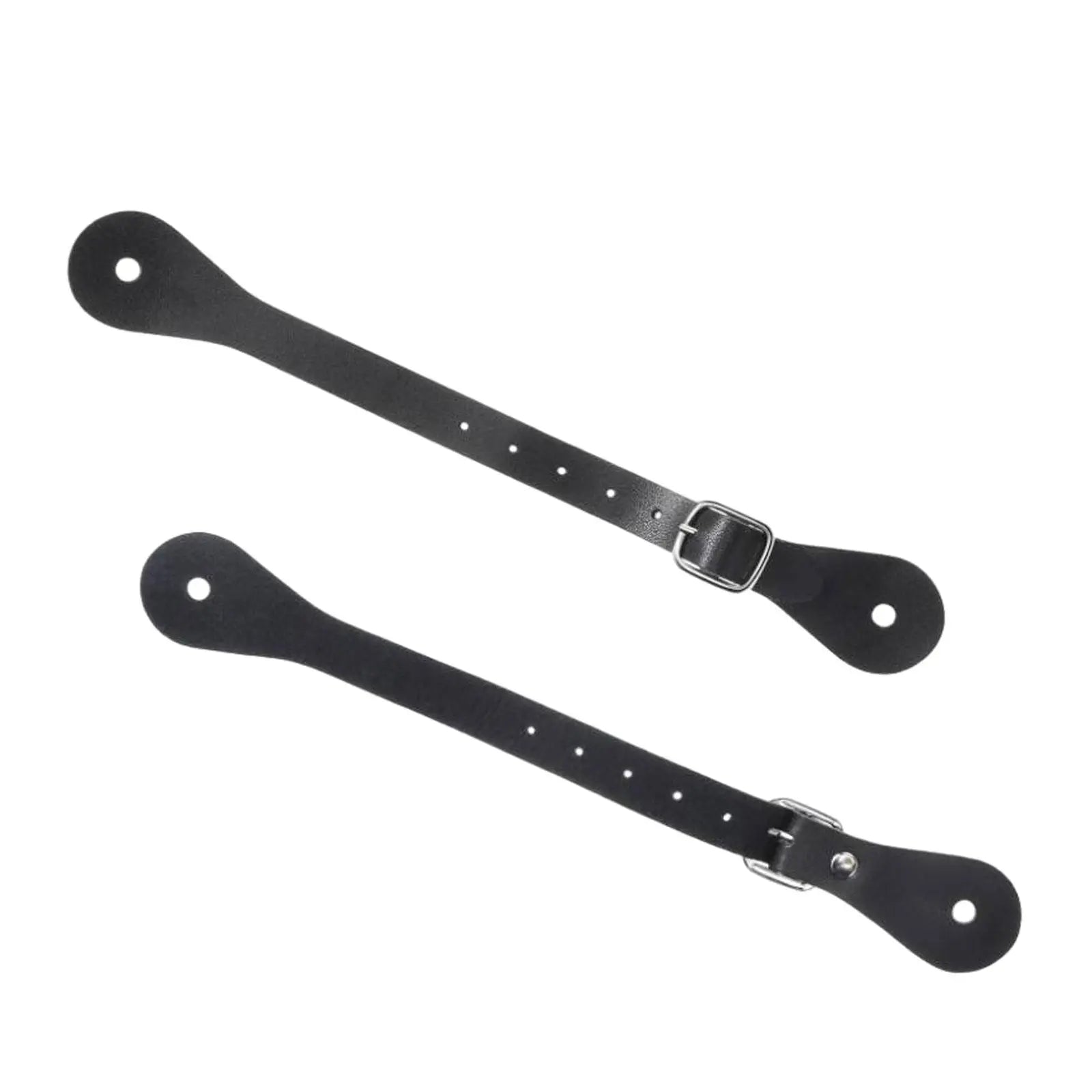 2 Pack Durable Equestrian Adjustable British Boot Straps Premium Women Men Spur Straps for Horse Riding Accessories
