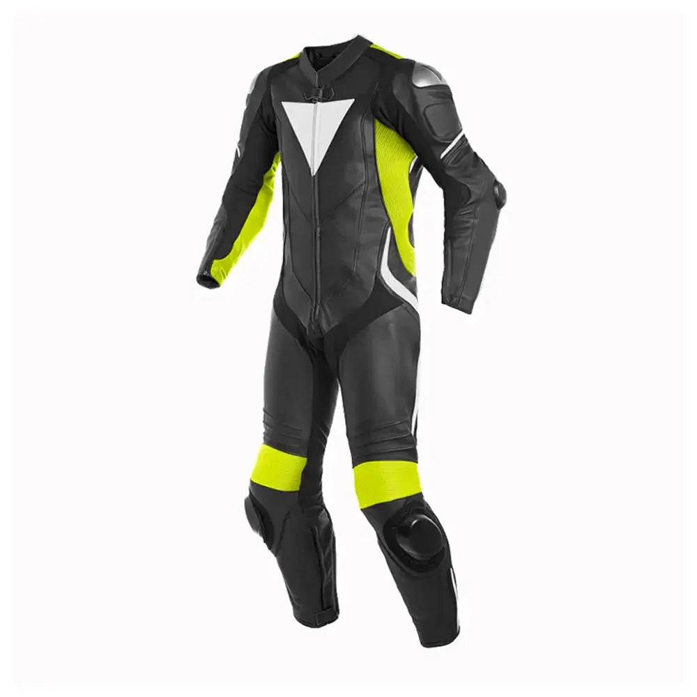 Men’s Motorcycle Leather Biker Suit – High-Quality Outdoor Sports Motorbike Racing Gear and Protective Riding Equipment