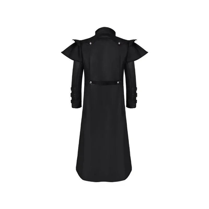 Gellroos Warden Cosplay Costume Game Role Play Tactical Commander Leather Coat Villain Style Halloween Costume Tactical Gear Cos
