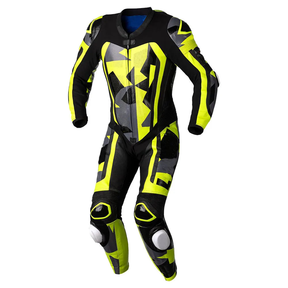 Men’s Motorcycle Leather Biker Suit – High-Quality Outdoor Sports Motorbike Racing Gear and Protective Riding Equipment
