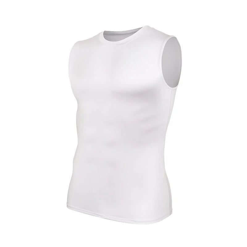 Men Body Shaper Vest Slimming Shirts Compression Tummy Control Tight Shapewear Quick-dry Fitness Tank Top Undershirt