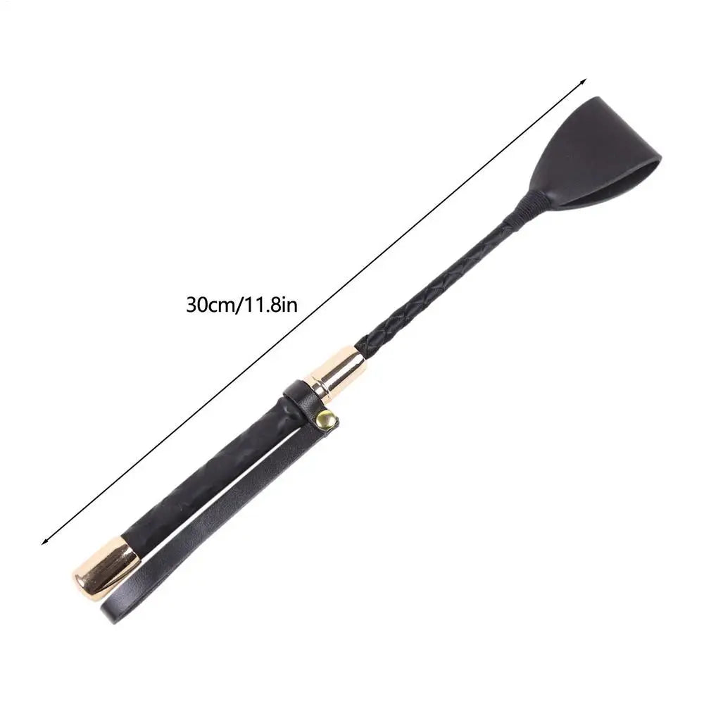 Riding Crop Durable Equestrian Training PU Leather Outdoor Portable Pointer Lightweight Non Slip With Handle Horse Whip Racing