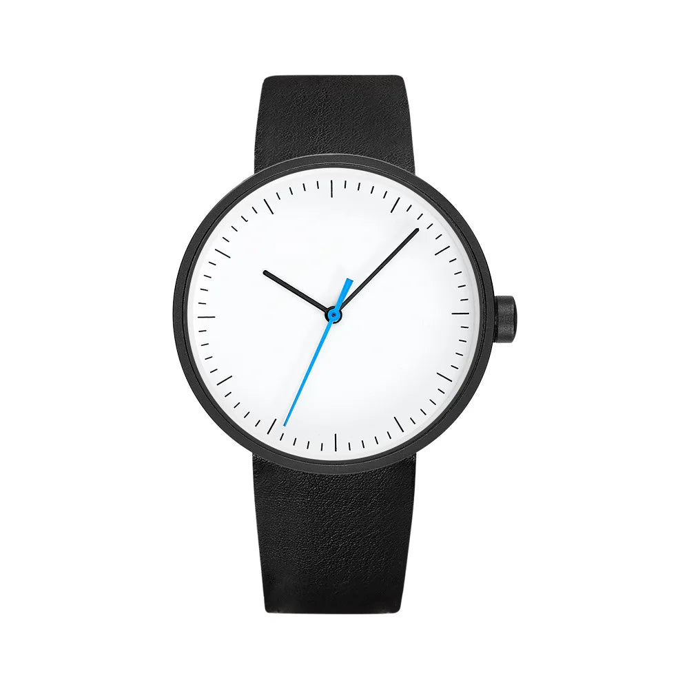 UTHAI Watch Men Simple Trendy Sports Couple's Watches Leather Strap Student Women's Fashion Quartz Wristwatches