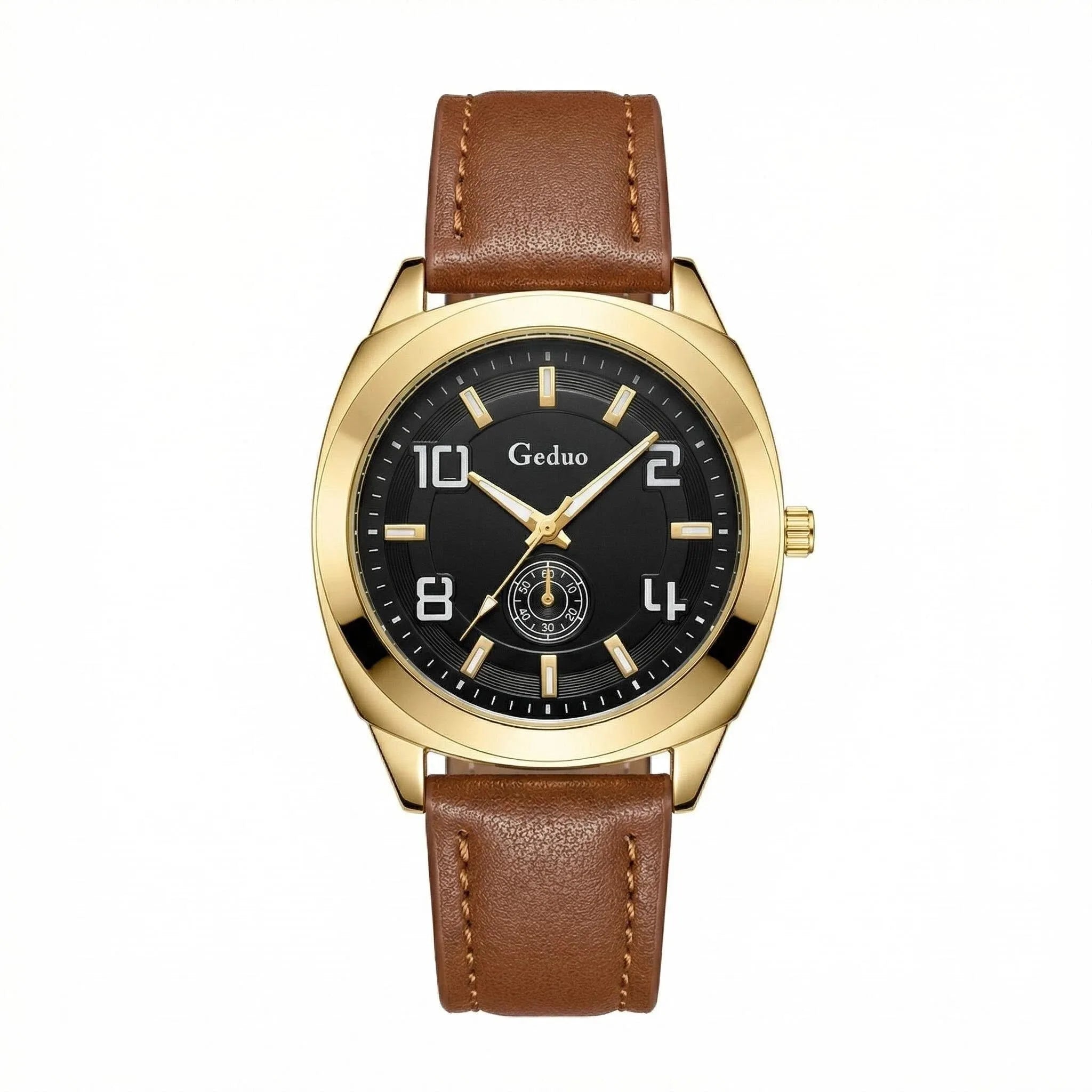Men's Casual Quartz Watch 2026 New Arrival Fashionable Leather Strap High Quality Wristwatch for Men