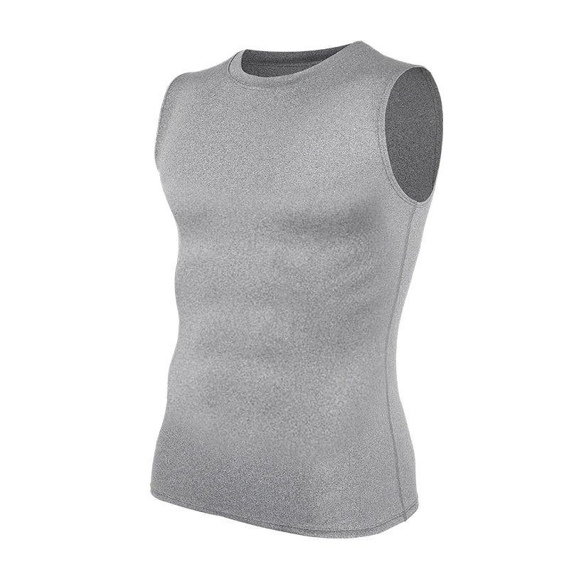 Men Body Shaper Vest Slimming Shirts Compression Tummy Control Tight Shapewear Quick-dry Fitness Tank Top Undershirt