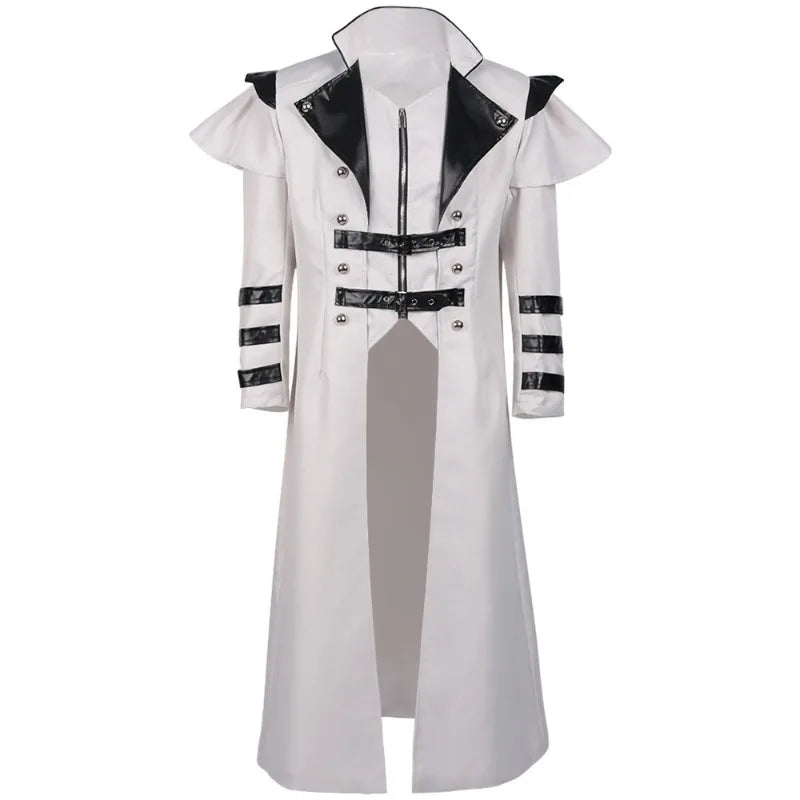 Gellroos Warden Cosplay Costume Game Role Play Tactical Commander Leather Coat Villain Style Halloween Costume Tactical Gear Cos