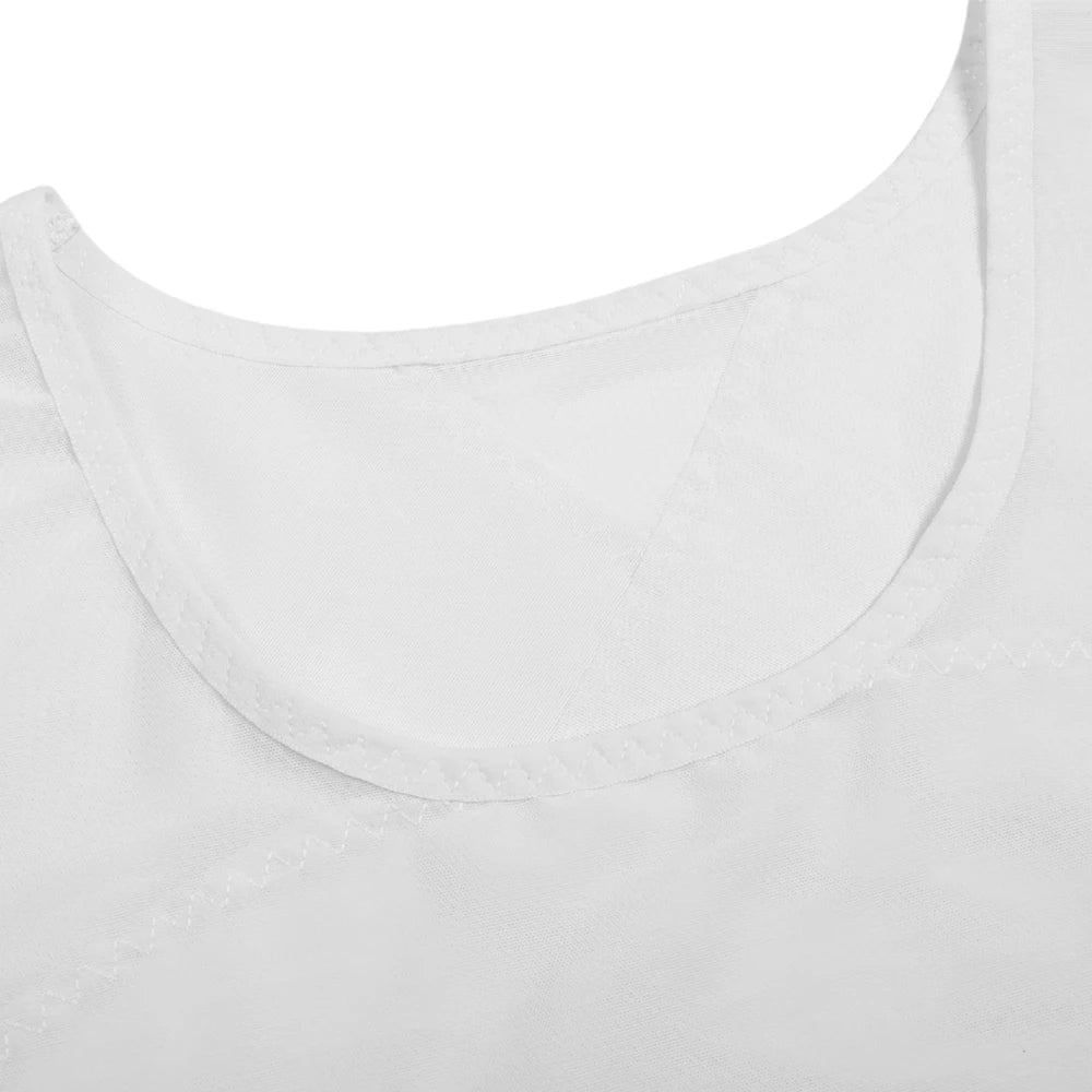 Men's Shapewear Compression Shirt,Gynecomastia Tummy Control Tank Top,Breathable Body Shaper For Men Slimming Undershirt