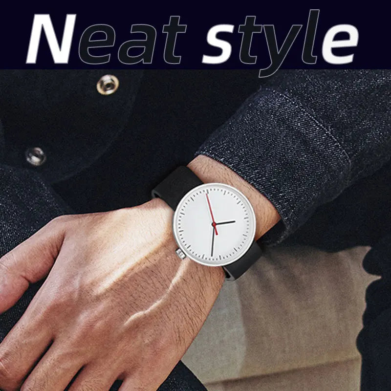 UTHAI Watch Men Simple Trendy Sports Couple's Watches Leather Strap Student Women's Fashion Quartz Wristwatches